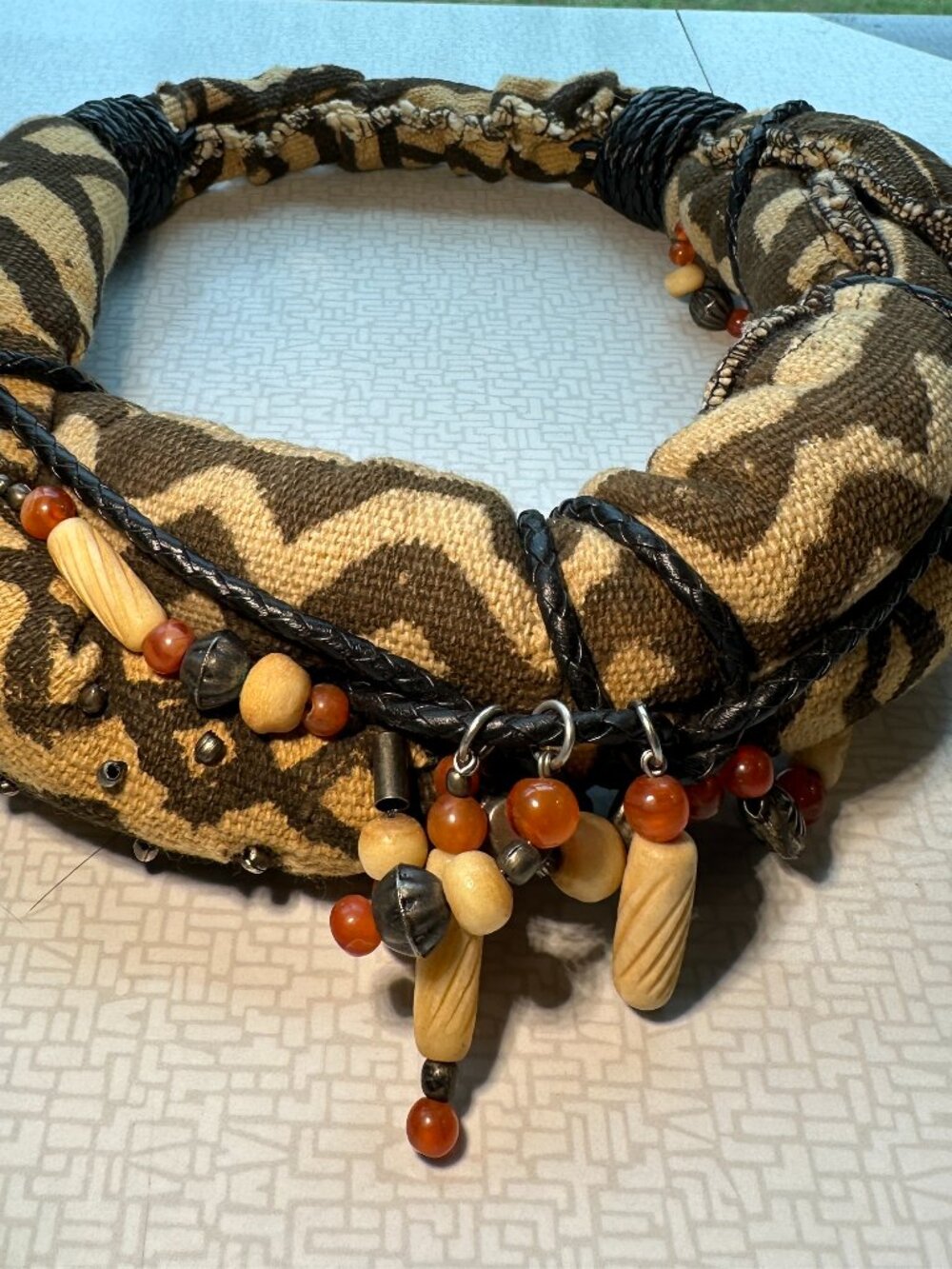 Vintage Laise Adzer Marrakesh, Morocco Statement Necklace 1980's